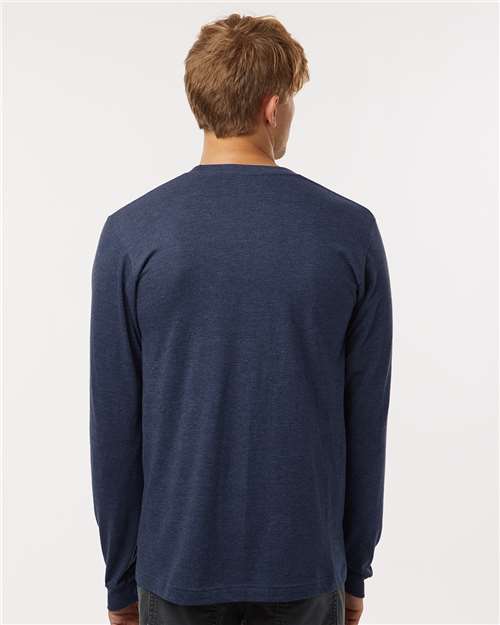 Tultex 202LS Unisex Fine Jersey Long Sleeve T-Shirt - Back view