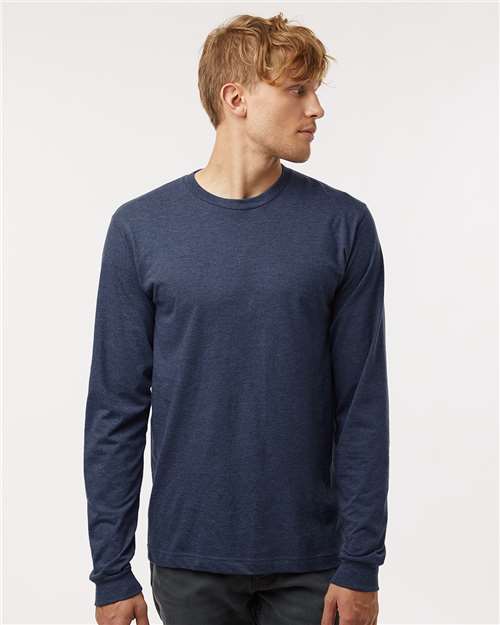 Tultex 202LS Unisex Fine Jersey Long Sleeve T-Shirt - Front view