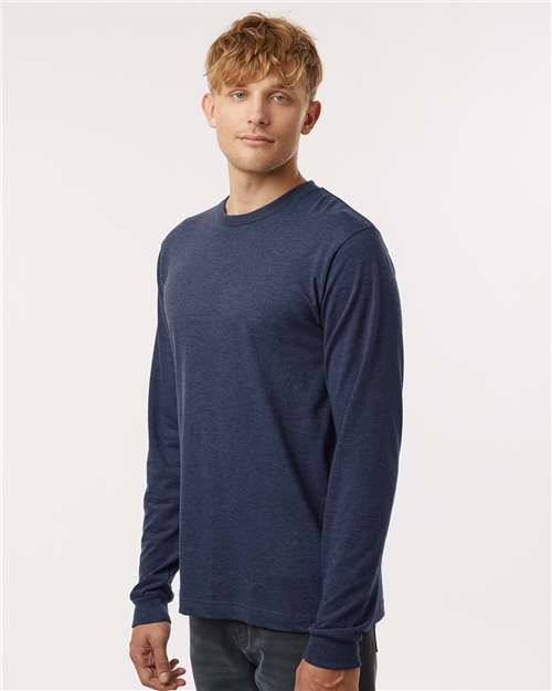 Tultex 202LS Unisex Fine Jersey Long Sleeve T-Shirt - Side view