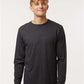Tultex 202LS Unisex Fine Jersey Long Sleeve T-Shirt - Front view