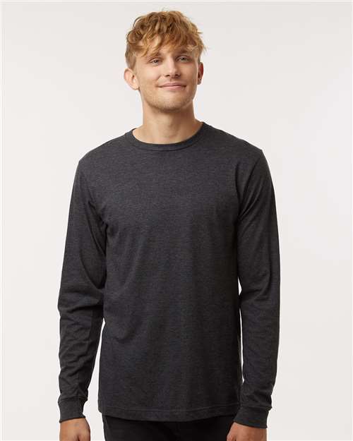 Tultex 202LS Unisex Fine Jersey Long Sleeve T-Shirt - Front view