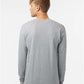 Tultex 202LS Unisex Fine Jersey Long Sleeve T-Shirt - Back view