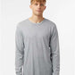 Tultex 202LS Unisex Fine Jersey Long Sleeve T-Shirt - Front view