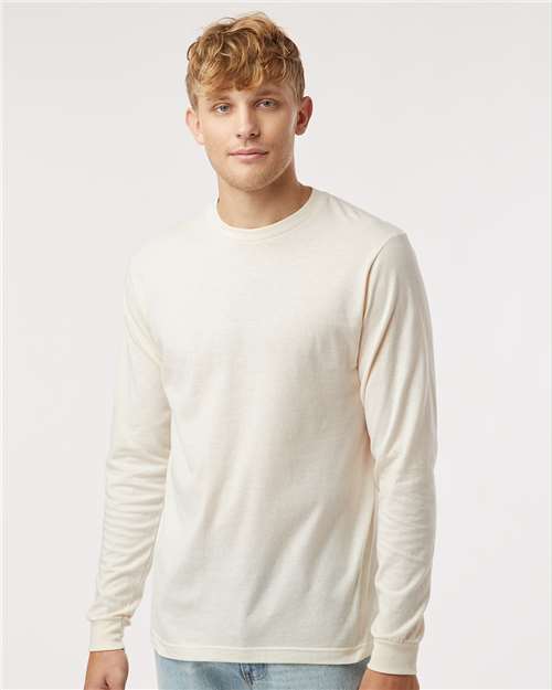 Tultex 202LS Unisex Fine Jersey Long Sleeve T-Shirt - Front view