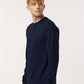 Tultex 202LS Unisex Fine Jersey Long Sleeve T-Shirt - Side view