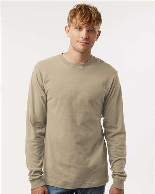 Tultex 202LS Unisex Fine Jersey Long Sleeve T-Shirt - Front view