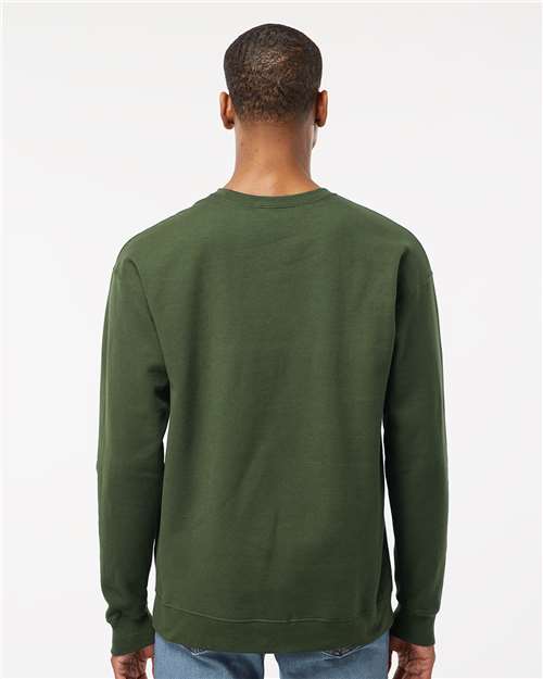 Tultex 340 Unisex Fleece Crewneck Sweatshirt - Back view