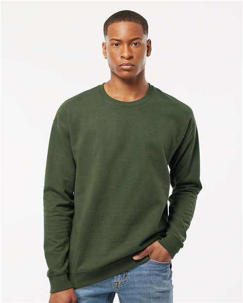 Tultex 340 Unisex Fleece Crewneck Sweatshirt - Front view