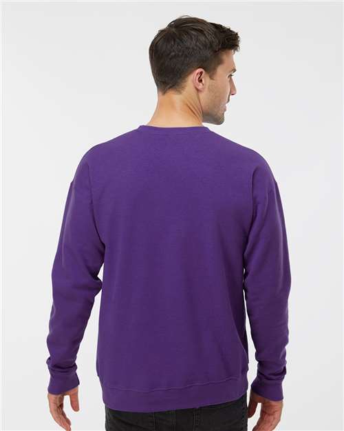 Tultex 340 Unisex Fleece Crewneck Sweatshirt - Back view