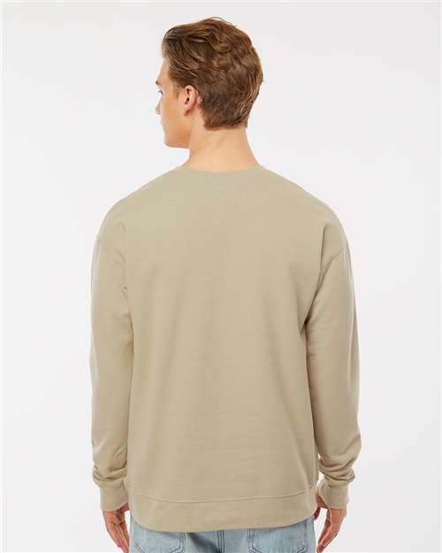 Tultex 340 Unisex Fleece Crewneck Sweatshirt - Back view