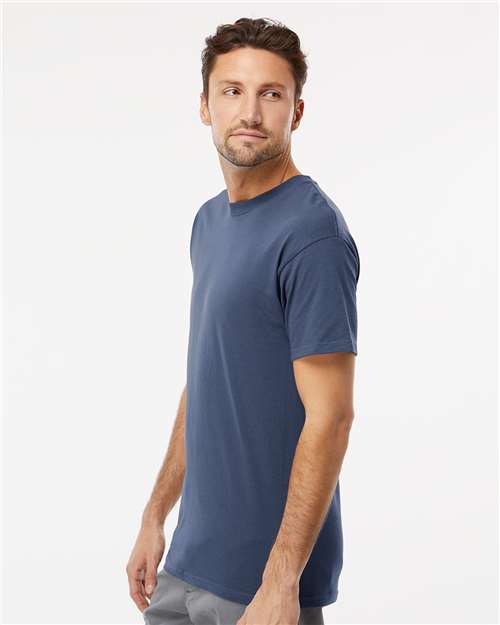 M&O 4800 Men's Gold Soft Touch T-Shirt - Side view
