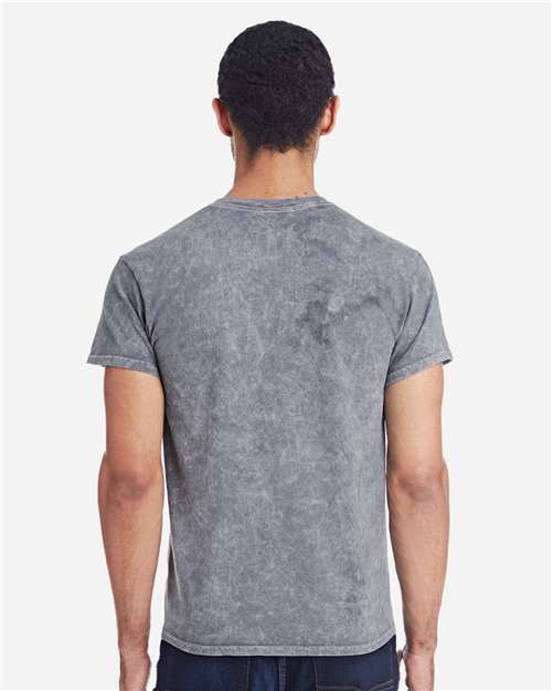 Colortone 1300 Unisex Mineral Wash T-Shirt - Back view