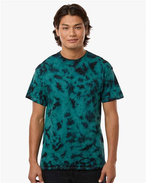 Colortone 1390 Unisex Crystal Wash T-Shirt - Front view