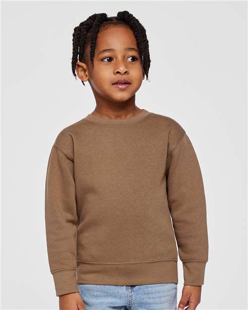 Rabbit Skins 3317 Toddler Fleece Crewneck Sweatshirt - Front view