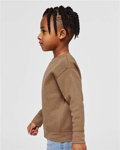 Rabbit Skins 3317 Toddler Fleece Crewneck Sweatshirt - Side view