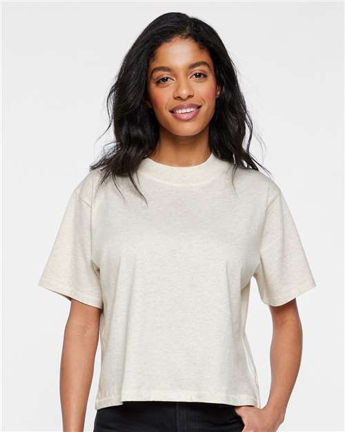 LAT 3518 Women's Boxy Tee - Front view