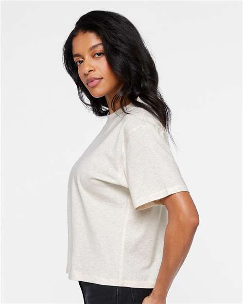 LAT 3518 Women's Boxy Tee - Side view