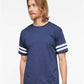 LAT 6937 Unisex Football Fine Jersey Tee - Front view