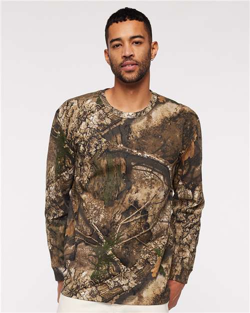 Code Five 3981 Unisex Realtree? Camo Long Sleeve Tee - Front view