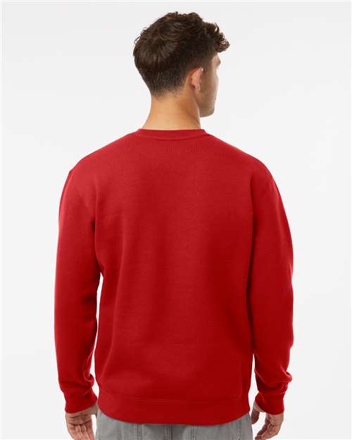 Independent Trading Co. IND3000 Unisex Heavyweight Crewneck Sweatshirt - Back view
