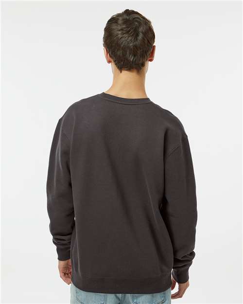 Independent Trading Co. IND3000 Unisex Heavyweight Crewneck Sweatshirt - Back view