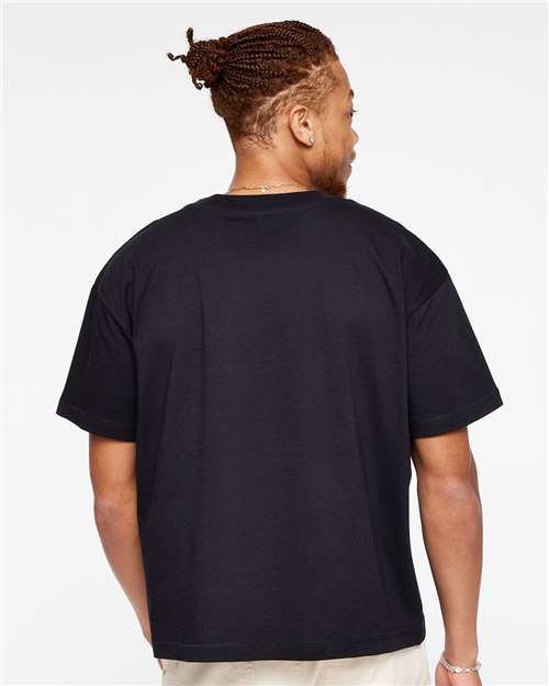 LAT 3520 Unisex Boxy Jersey Tee - Back view