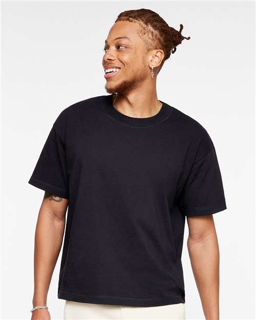 LAT 3520 Unisex Boxy Jersey Tee - Front view