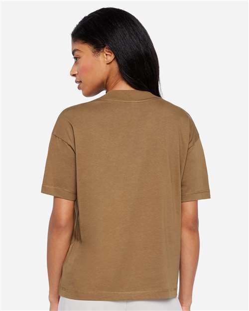 LAT 3520 Unisex Boxy Jersey Tee - Back view
