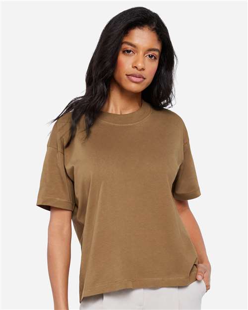 LAT 3520 Unisex Boxy Jersey Tee - Front view
