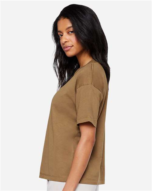 LAT 3520 Unisex Boxy Jersey Tee - Side view