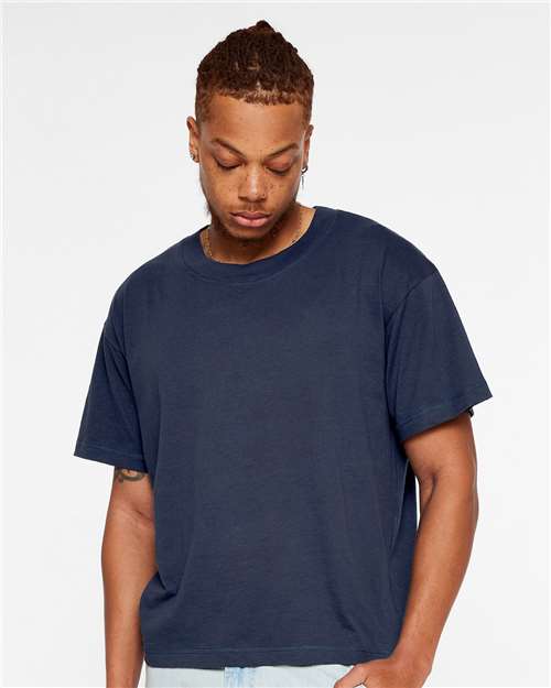 LAT 3520 Unisex Boxy Jersey Tee - Front view