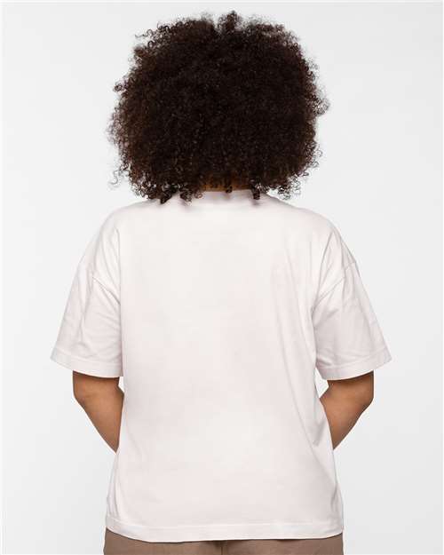 LAT 3520 Unisex Boxy Jersey Tee - Back view