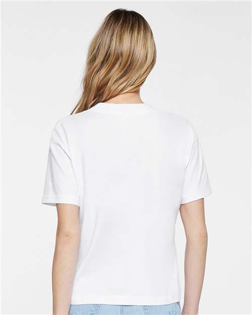 LAT 3520 Unisex Boxy Jersey Tee - Back view