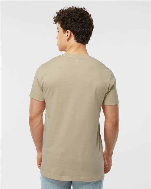 Tultex 202 Unisex Fine Jersey T-Shirt - Back view