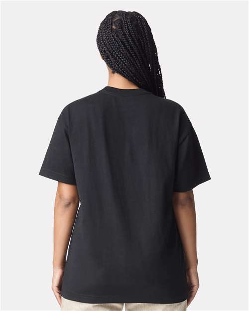 American Apparel 9001 Unisex Super Heavyweight Tee - Back view