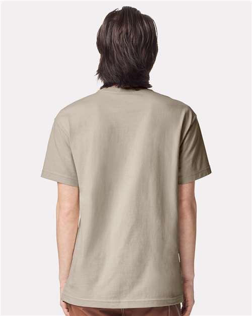 American Apparel 9001 Unisex Super Heavyweight Tee - Back view