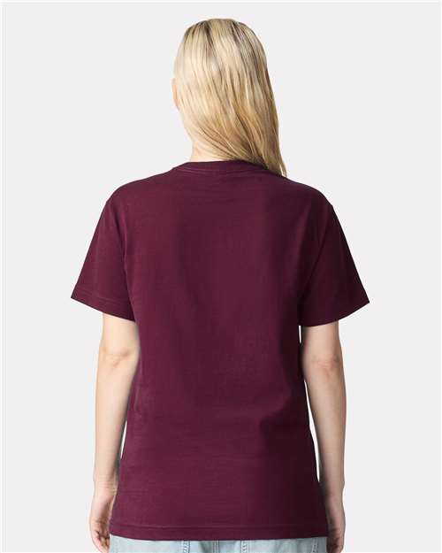 American Apparel 9001 Unisex Super Heavyweight Tee - Back view