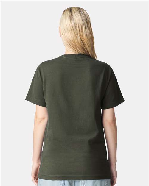 American Apparel 9001 Unisex Super Heavyweight Tee - Back view