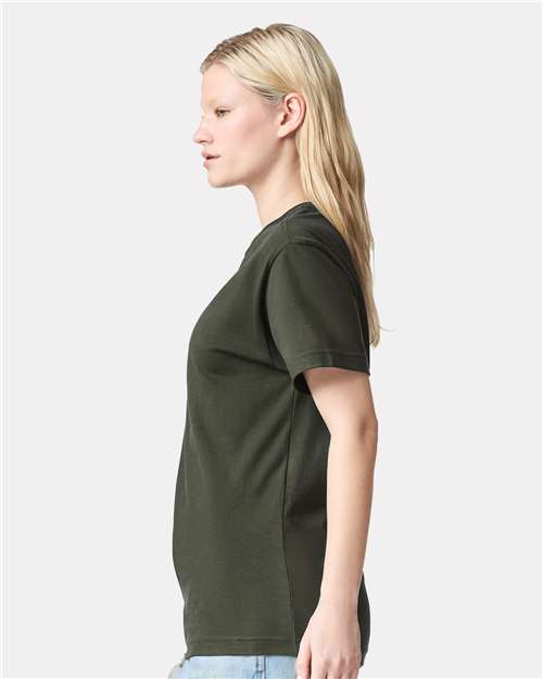 American Apparel 9001 Unisex Super Heavyweight Tee - Side view