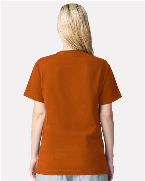 American Apparel 9001 Unisex Super Heavyweight Tee - Back view