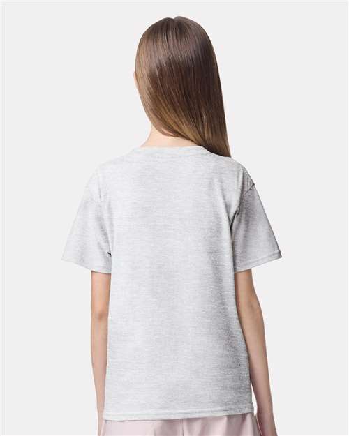 American Apparel 2001Y Youth Fine Jersey Tee - Back view
