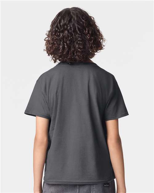 American Apparel 2001Y Youth Fine Jersey Tee - Back view