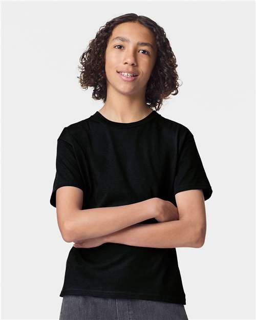 American Apparel 2001Y Youth Fine Jersey Tee - Front view