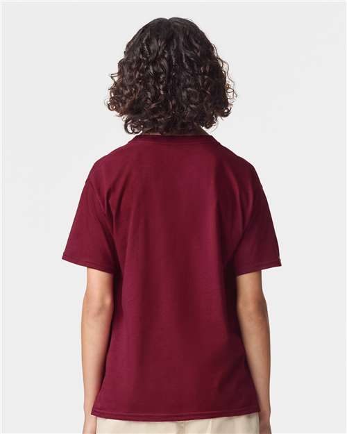 American Apparel 2001Y Youth Fine Jersey Tee - Back view
