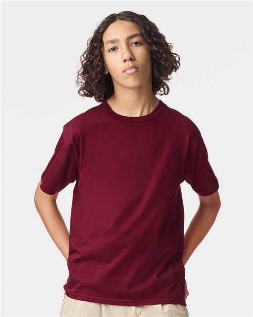 American Apparel 2001Y Youth Fine Jersey Tee - Front view