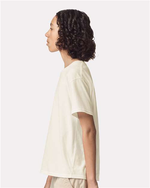 American Apparel 2001Y Youth Fine Jersey Tee - Side view