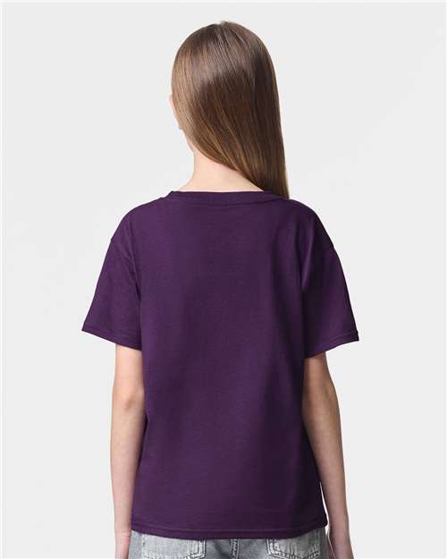 American Apparel 2001Y Youth Fine Jersey Tee - Back view