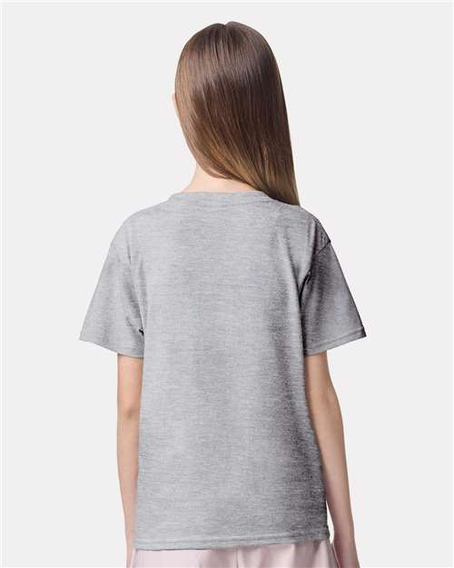 American Apparel 2001Y Youth Fine Jersey Tee - Back view