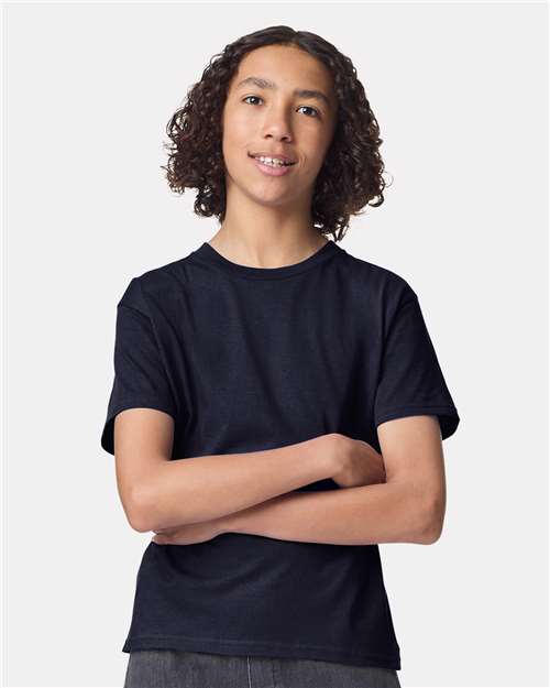 American Apparel 2001Y Youth Fine Jersey Tee - Front view