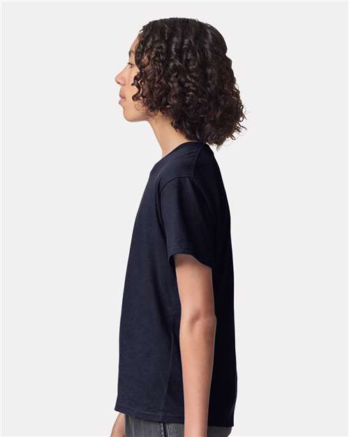 American Apparel 2001Y Youth Fine Jersey Tee - Side view